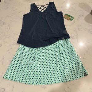 NWT Title Nine tank top & skirt medium